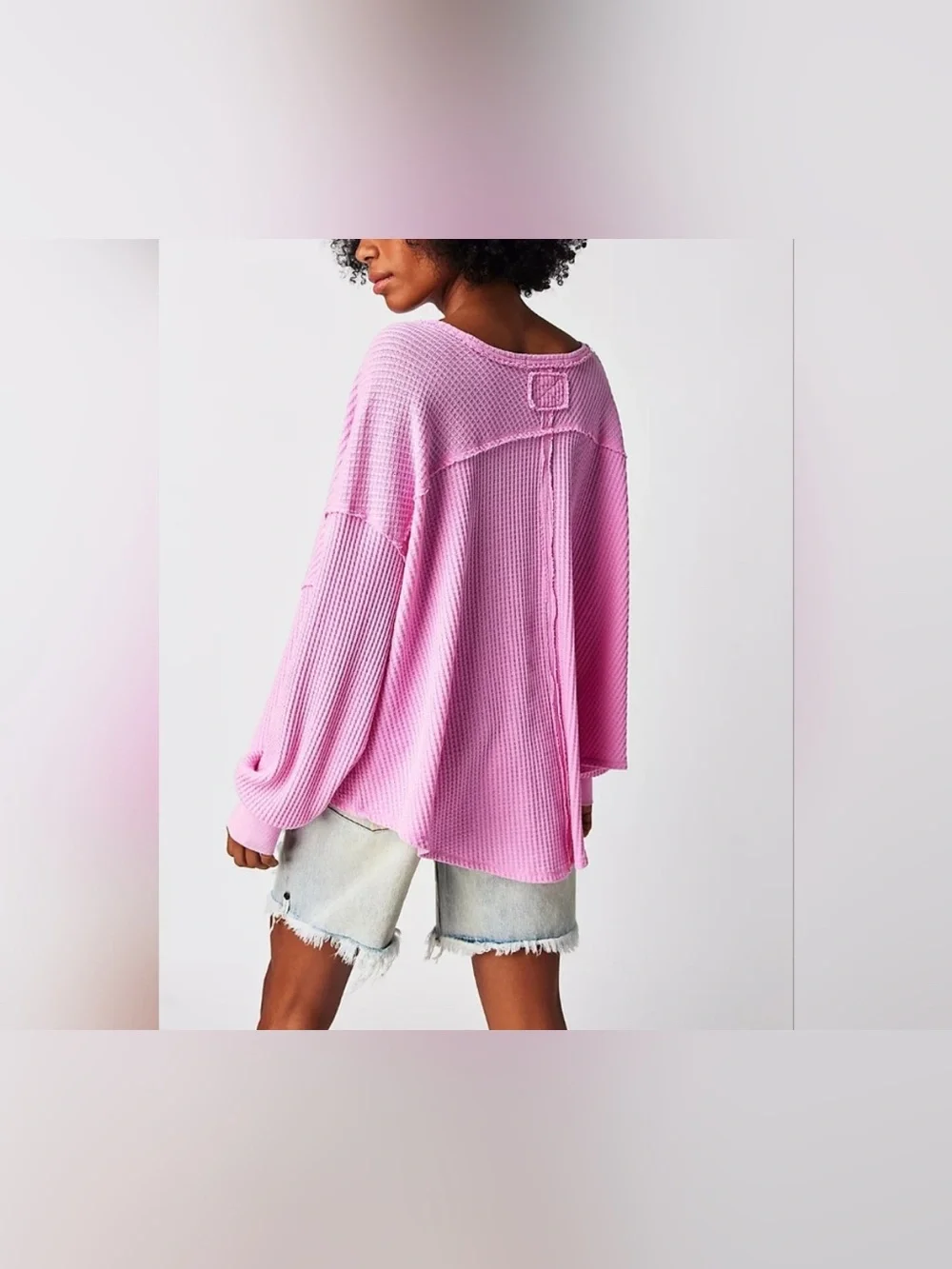 NWOT Free People We The Free Coraline Thermal - Sugar Magnolia - Medium